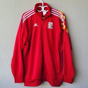 Red Adidas Canada 2015 Women's FIFA World Cup Track Jacket Size XL